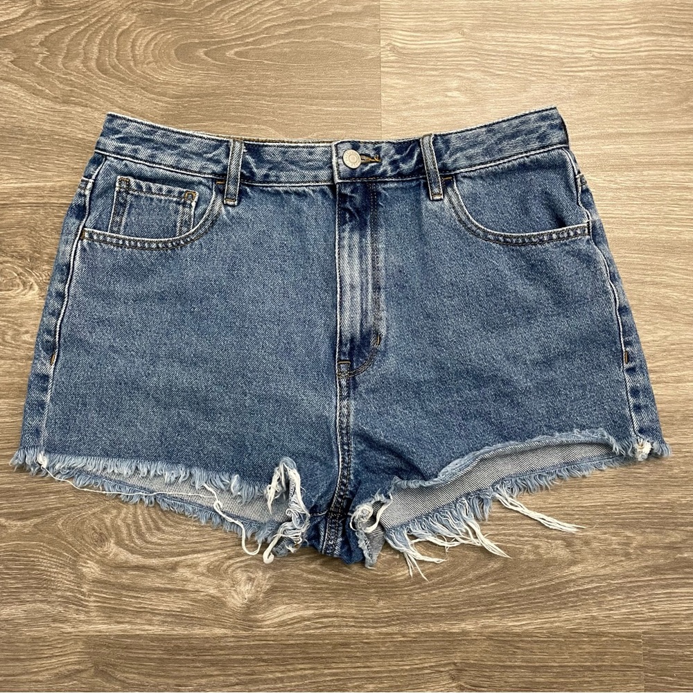 PacSun “High Rise Festival” Denim Cutoff Shorts Womens Size 30